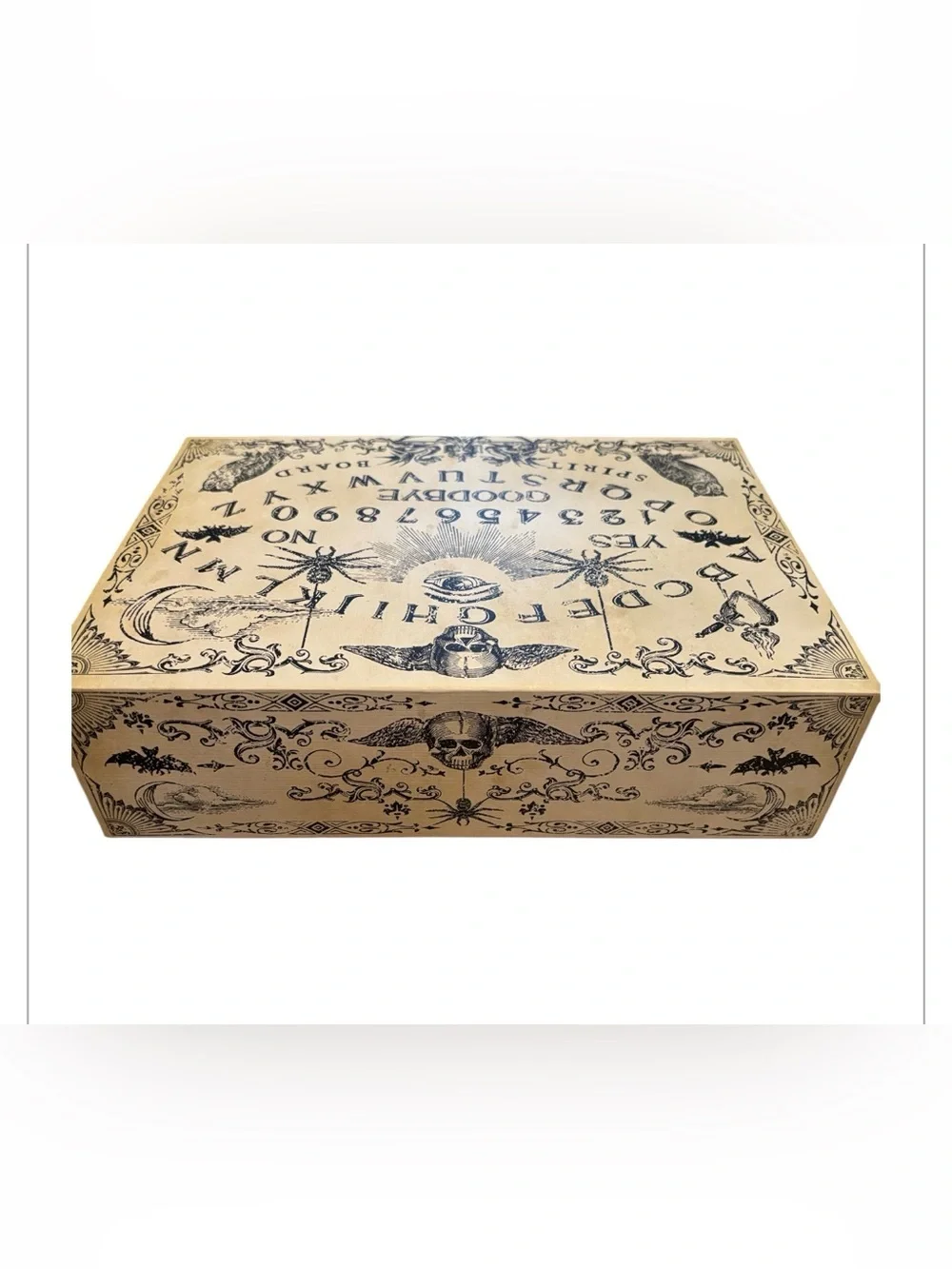 Punch Studio | Creepy Decor Nesting Book Box Shelf Storage Pale OuijiaBoard NWT